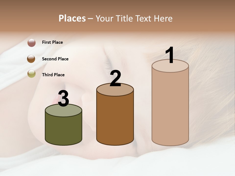 Closeness Lovely Head PowerPoint Template