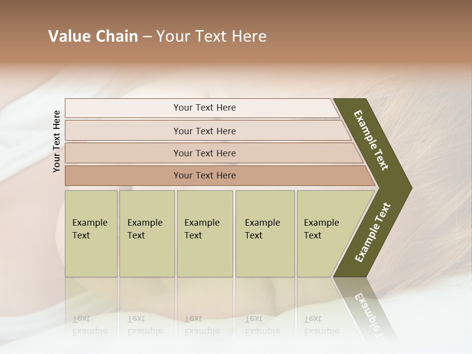 Closeness Lovely Head PowerPoint Template