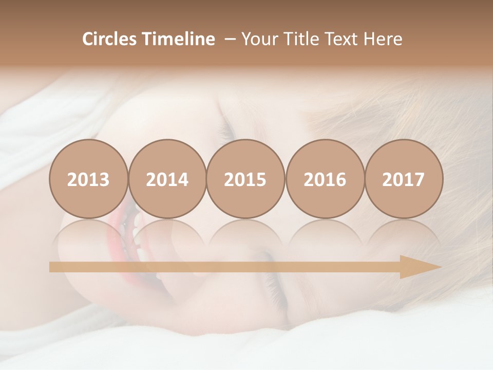 Closeness Lovely Head PowerPoint Template