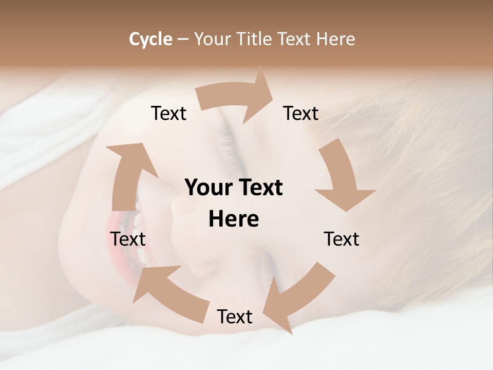Closeness Lovely Head PowerPoint Template