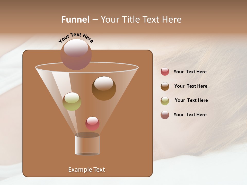 Closeness Lovely Head PowerPoint Template