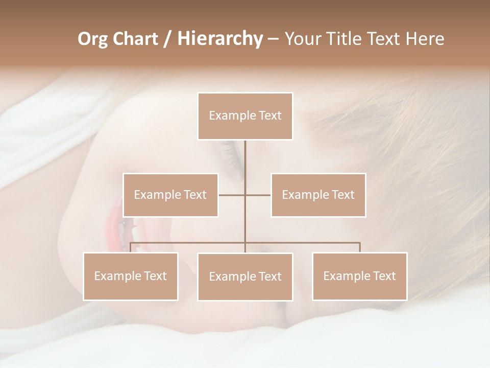 Closeness Lovely Head PowerPoint Template