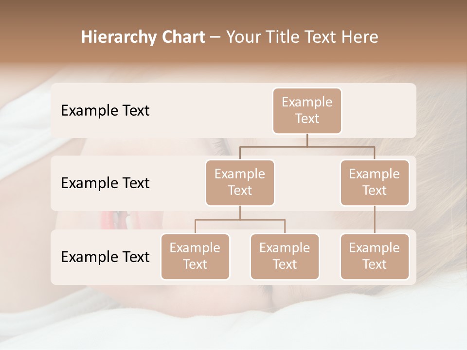 Closeness Lovely Head PowerPoint Template
