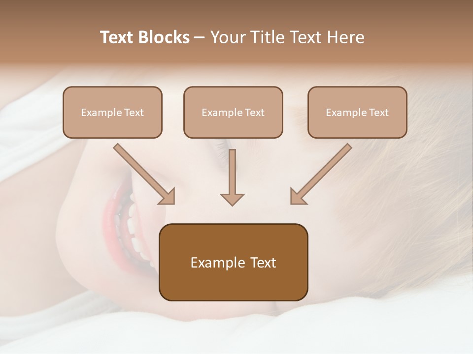 Closeness Lovely Head PowerPoint Template