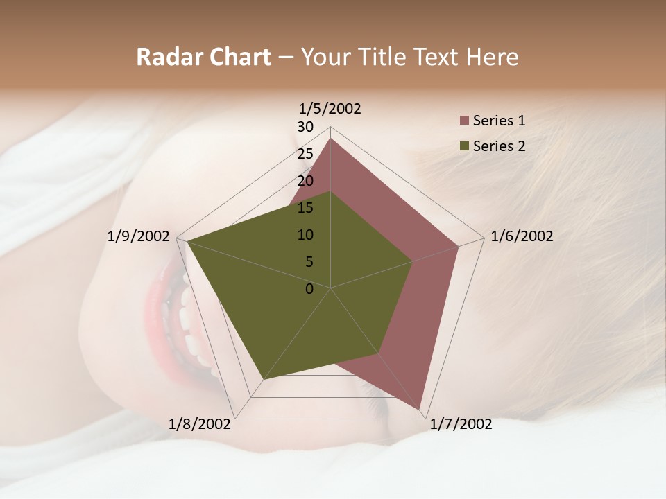 Closeness Lovely Head PowerPoint Template