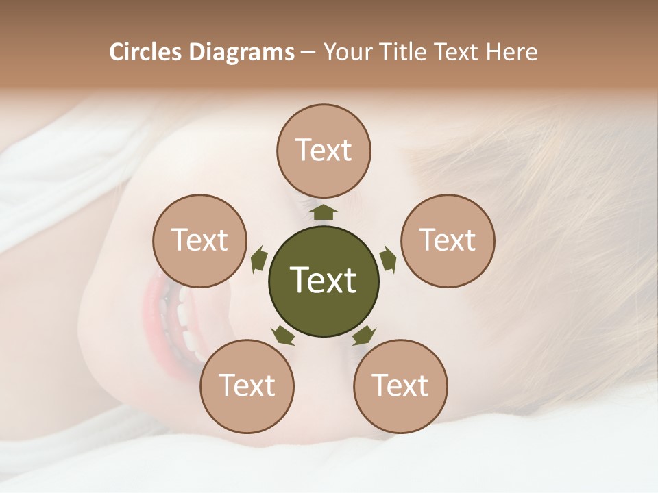 Closeness Lovely Head PowerPoint Template