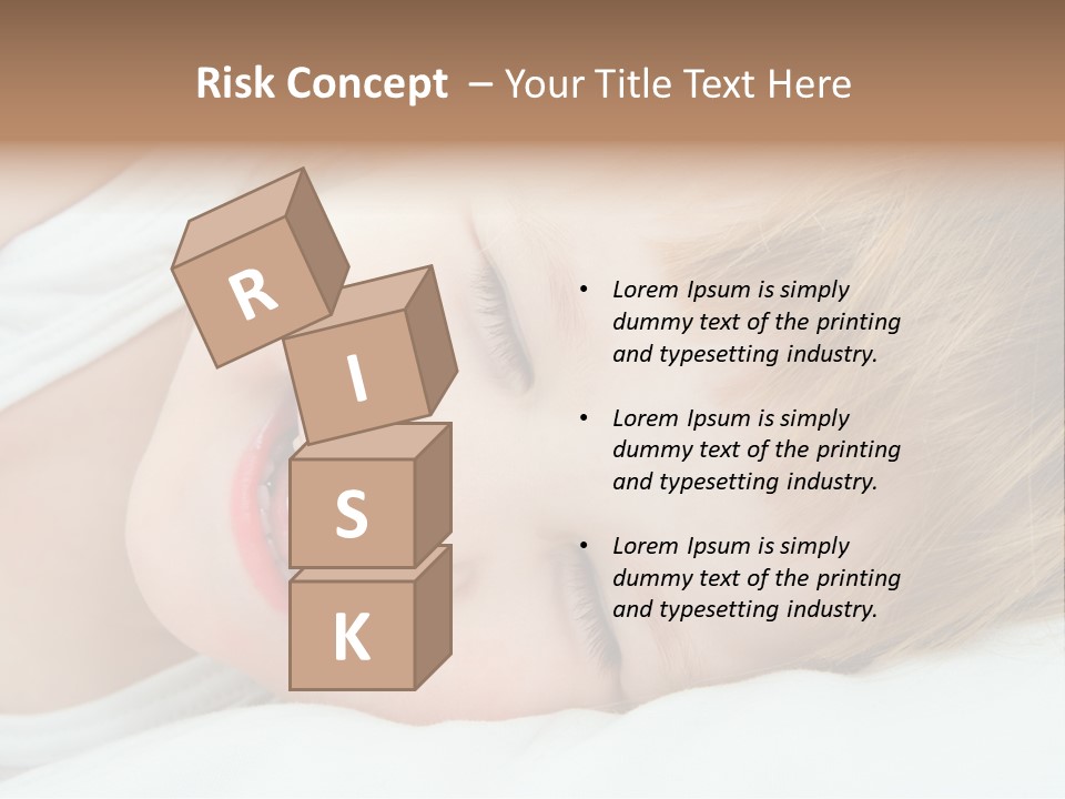 Closeness Lovely Head PowerPoint Template