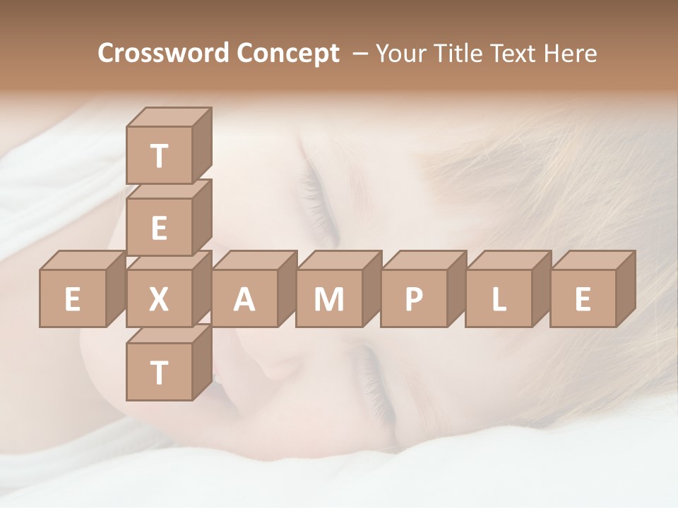 Closeness Lovely Head PowerPoint Template