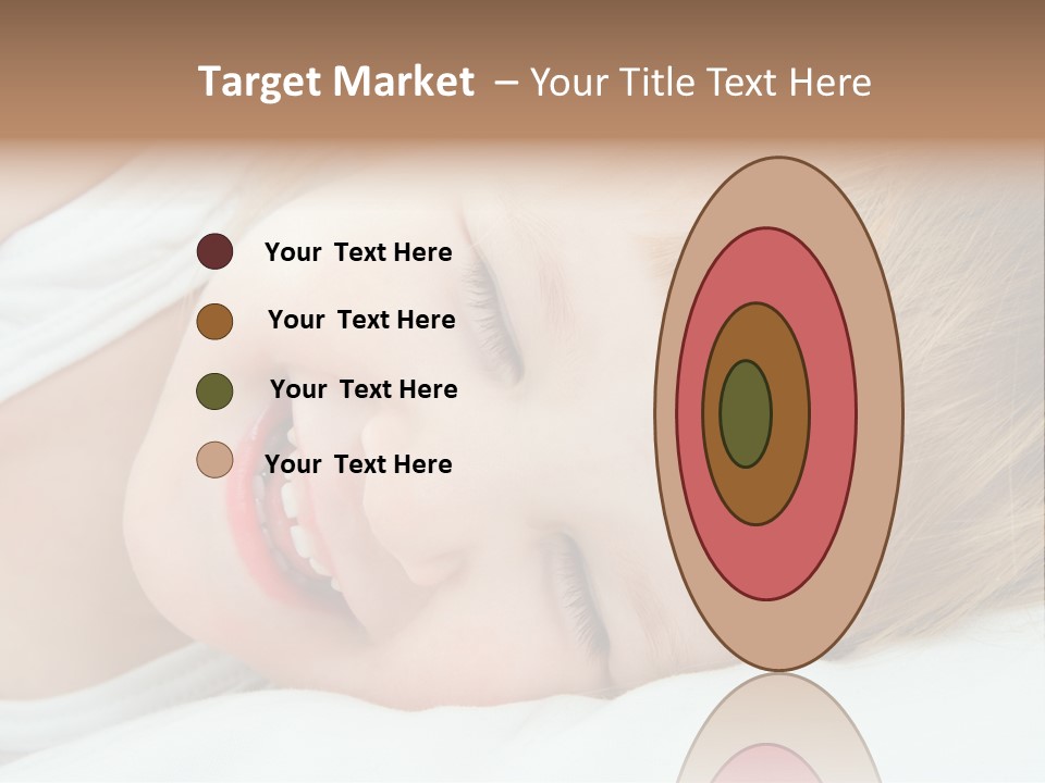 Closeness Lovely Head PowerPoint Template