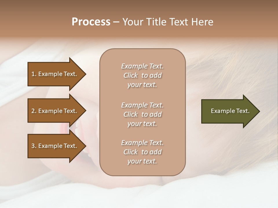 Closeness Lovely Head PowerPoint Template