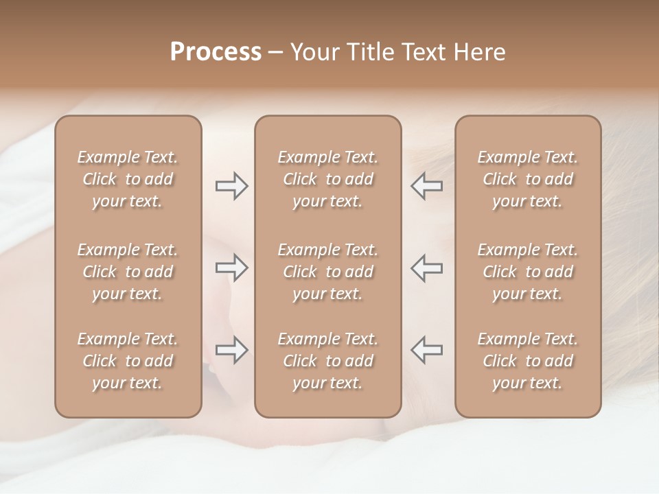 Closeness Lovely Head PowerPoint Template