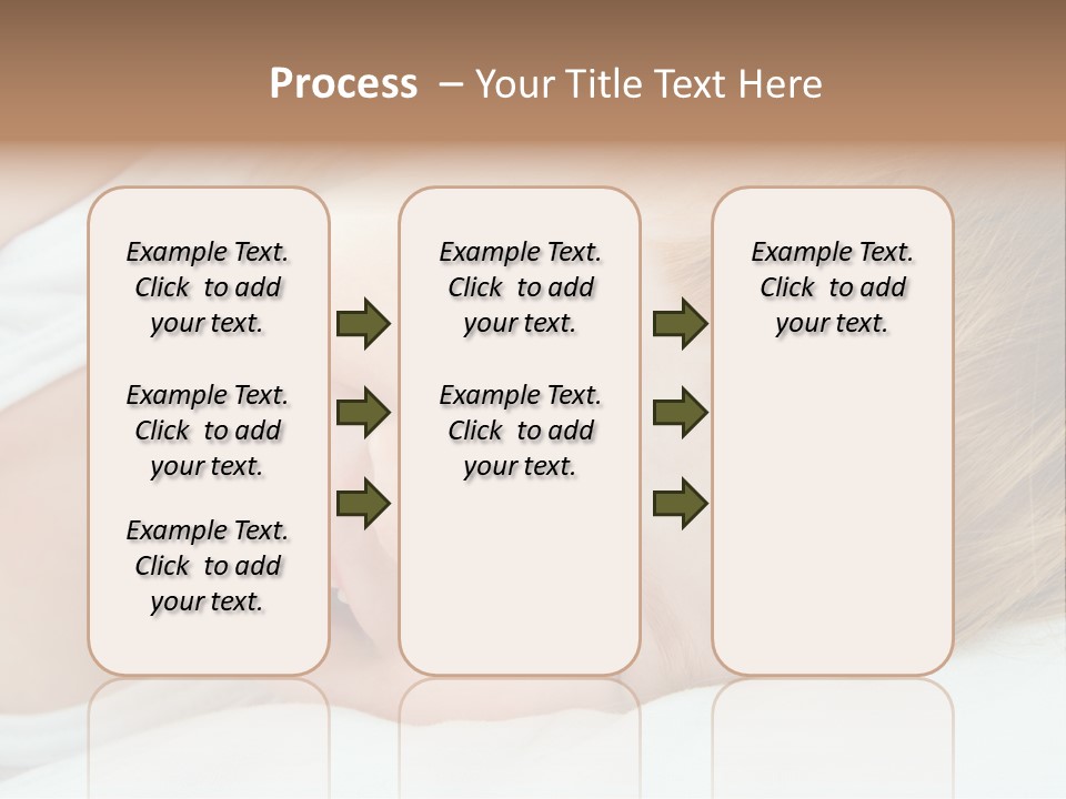 Closeness Lovely Head PowerPoint Template