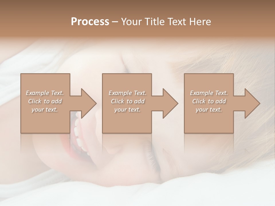 Closeness Lovely Head PowerPoint Template