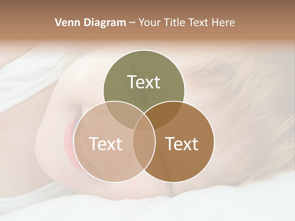 Closeness Lovely Head PowerPoint Template