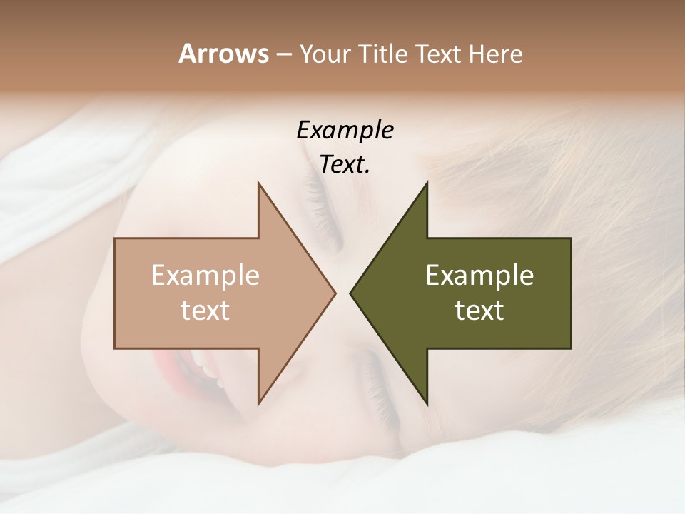 Closeness Lovely Head PowerPoint Template