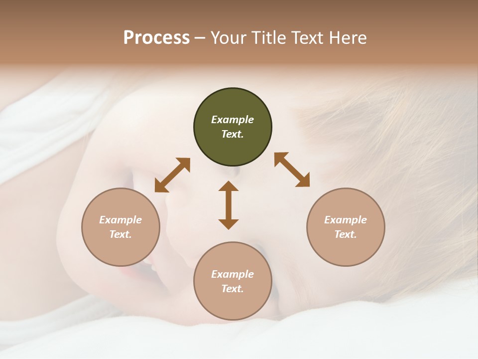 Closeness Lovely Head PowerPoint Template
