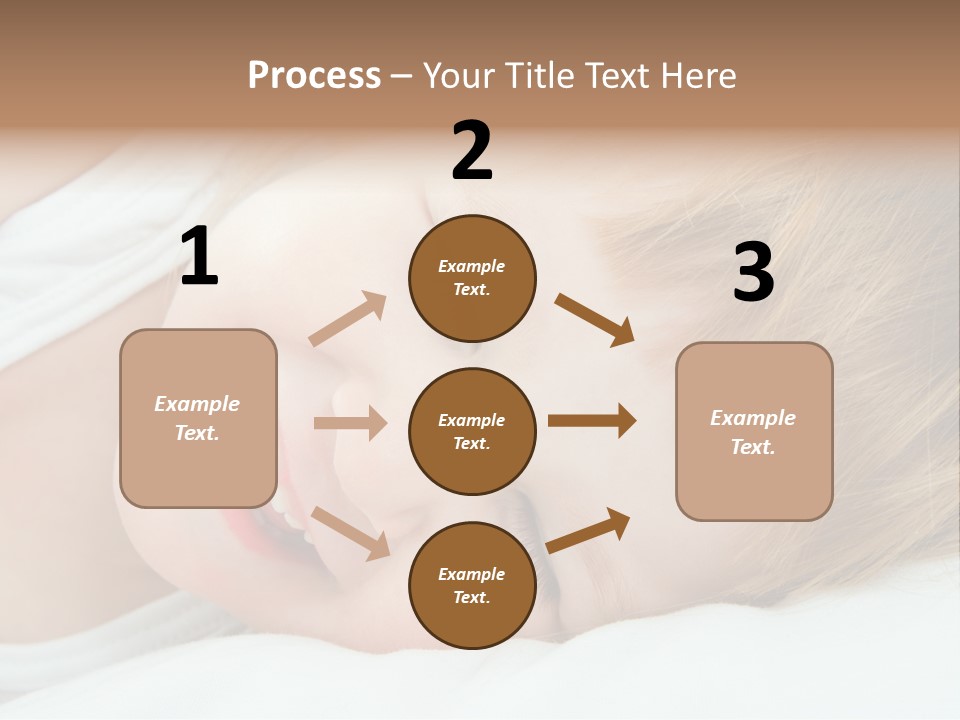 Closeness Lovely Head PowerPoint Template