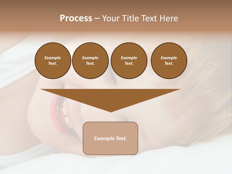 Closeness Lovely Head PowerPoint Template