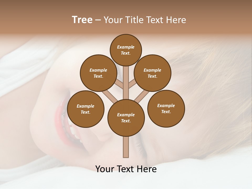 Closeness Lovely Head PowerPoint Template