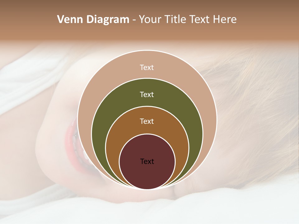 Closeness Lovely Head PowerPoint Template