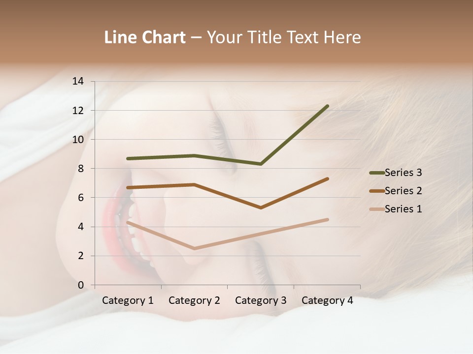 Closeness Lovely Head PowerPoint Template