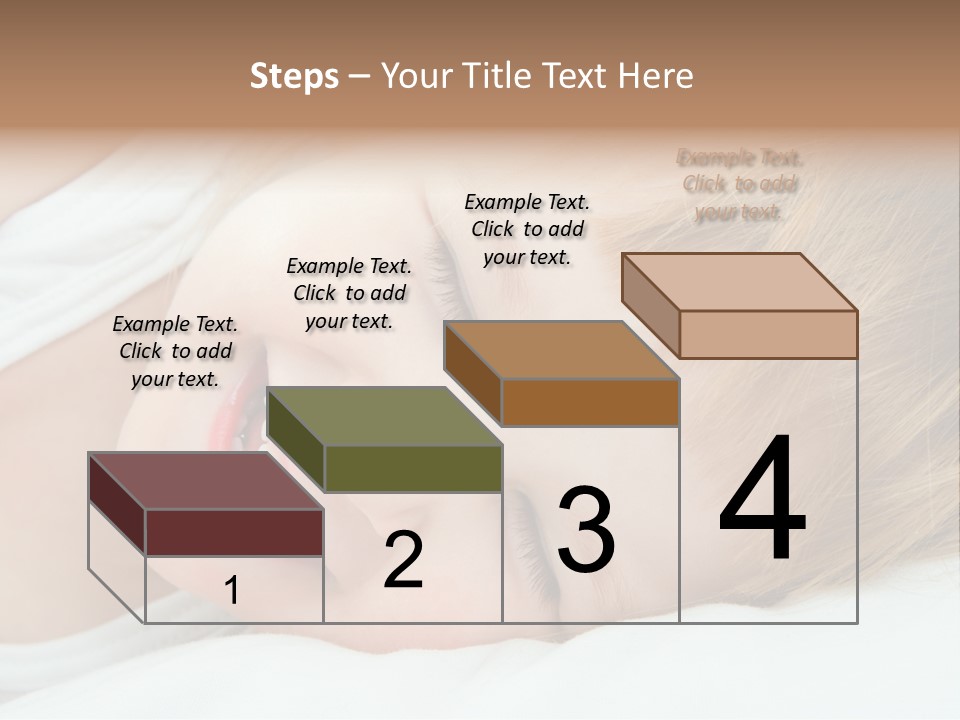 Closeness Lovely Head PowerPoint Template