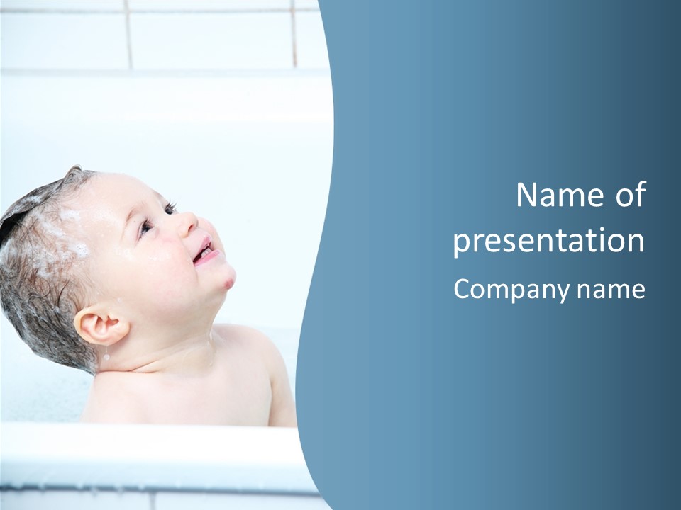 Lachen Niedlich Gesicht PowerPoint Template