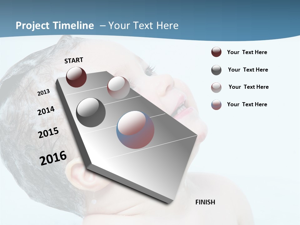 Lachen Niedlich Gesicht PowerPoint Template