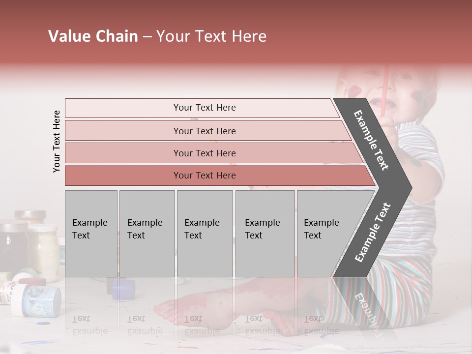Malen Kinder Winzig PowerPoint Template