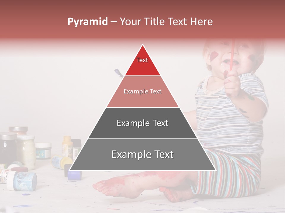 Malen Kinder Winzig PowerPoint Template