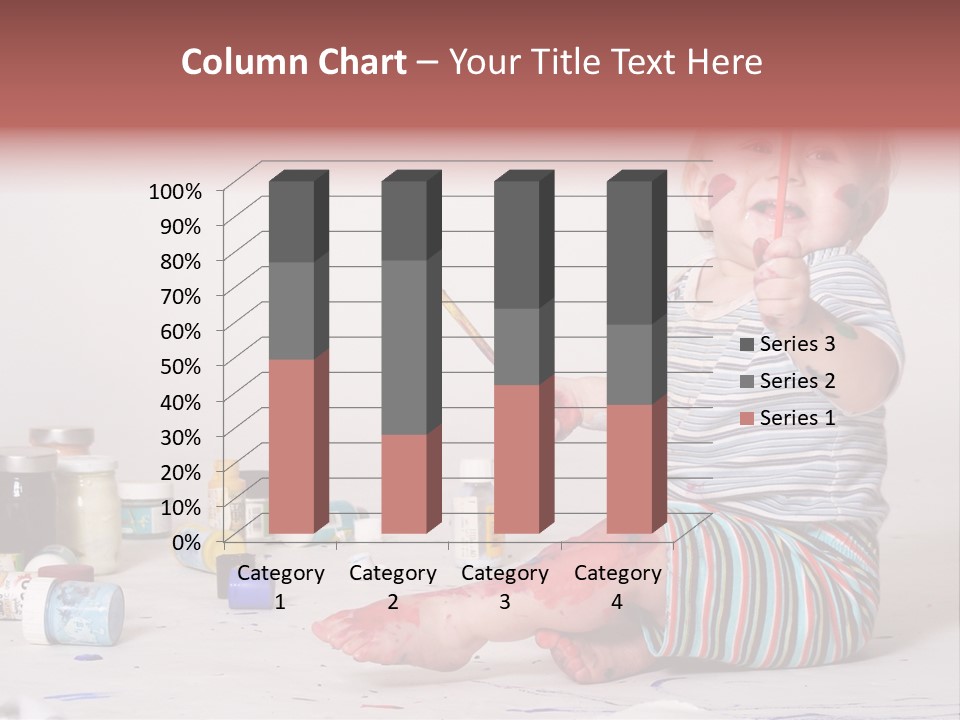 Malen Kinder Winzig PowerPoint Template