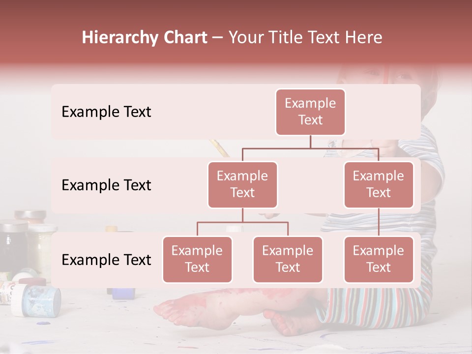 Malen Kinder Winzig PowerPoint Template