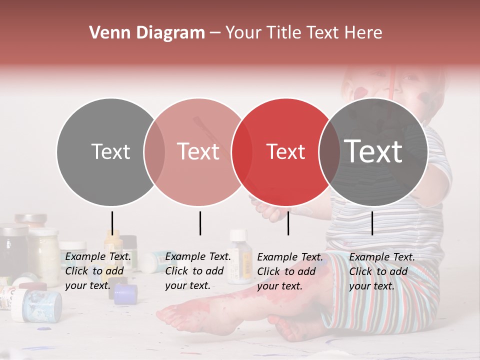 Malen Kinder Winzig PowerPoint Template