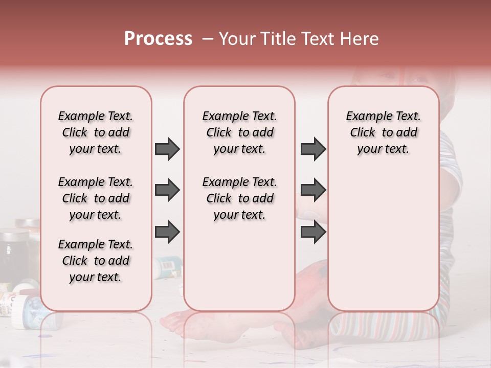 Malen Kinder Winzig PowerPoint Template