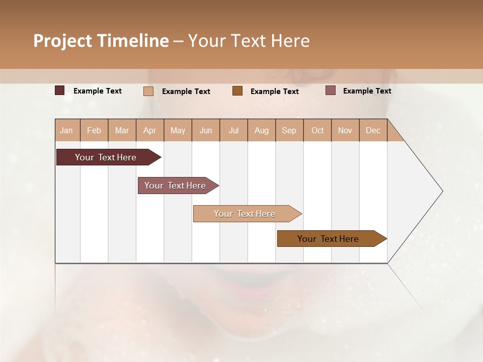 Child Suds Froth PowerPoint Template