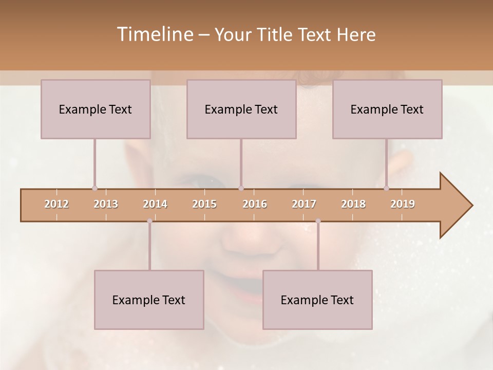 Child Suds Froth PowerPoint Template