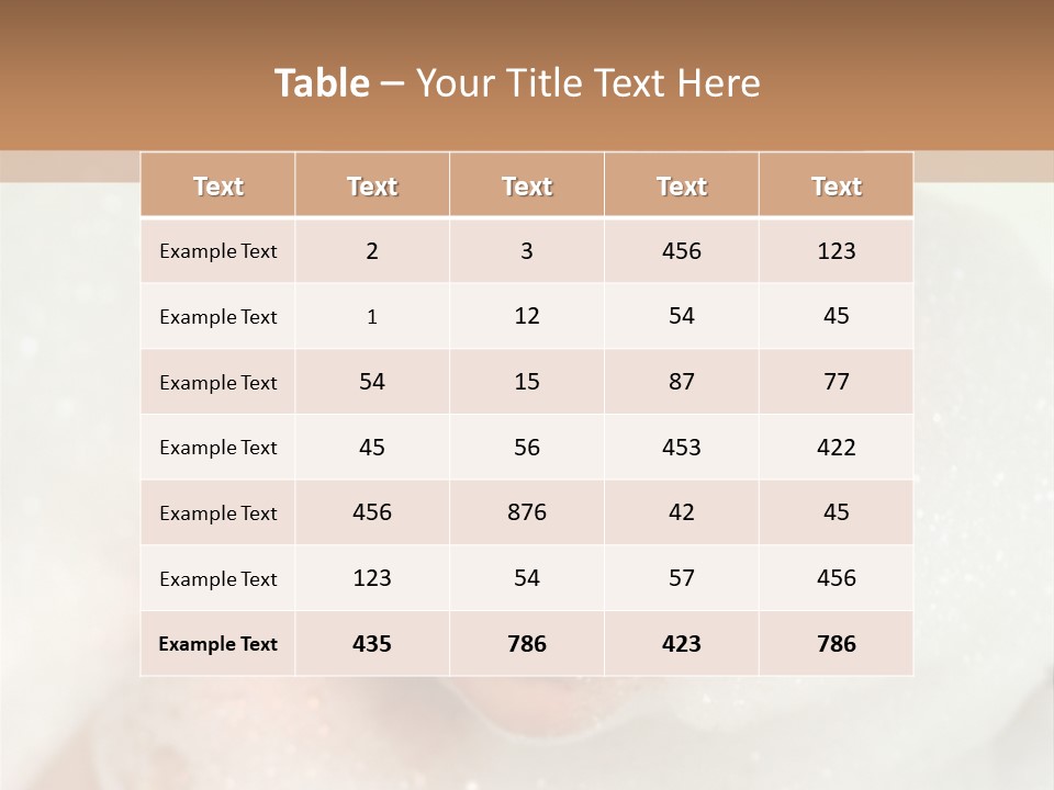 Child Suds Froth PowerPoint Template