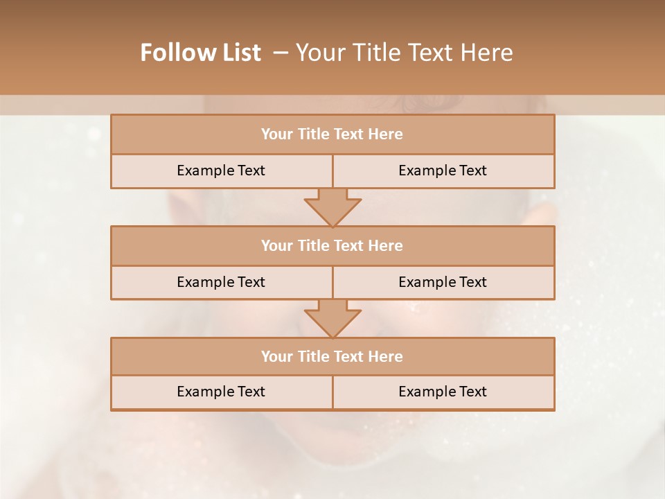 Child Suds Froth PowerPoint Template