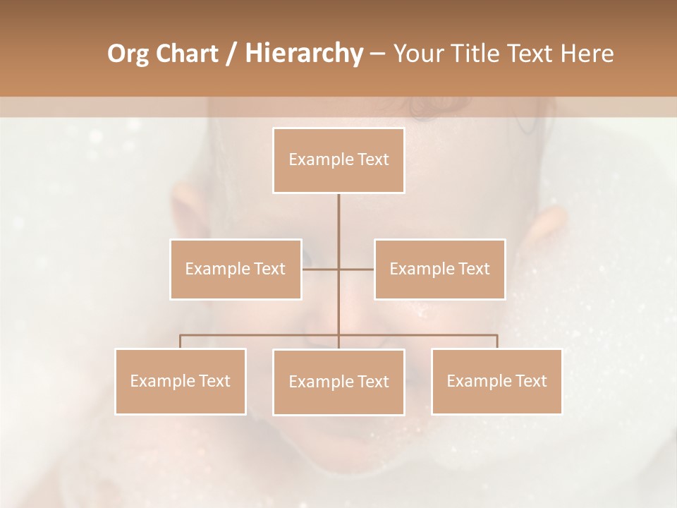 Child Suds Froth PowerPoint Template