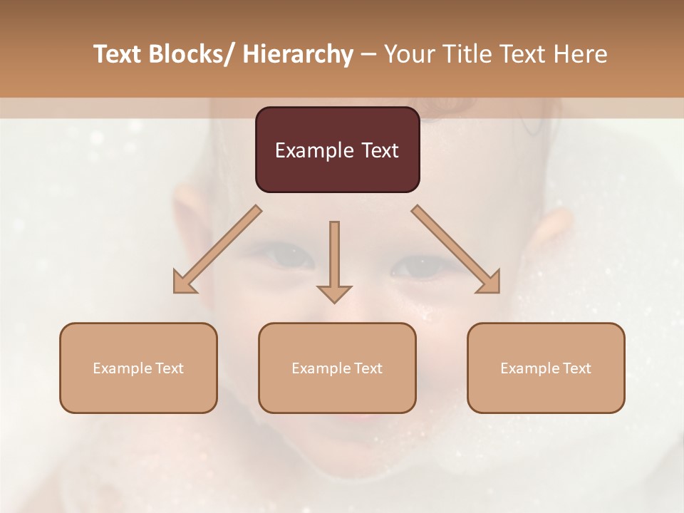 Child Suds Froth PowerPoint Template