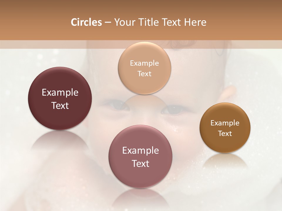 Child Suds Froth PowerPoint Template