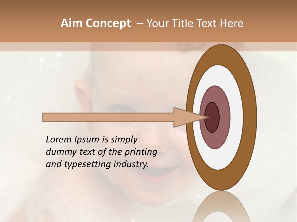 Child Suds Froth PowerPoint Template