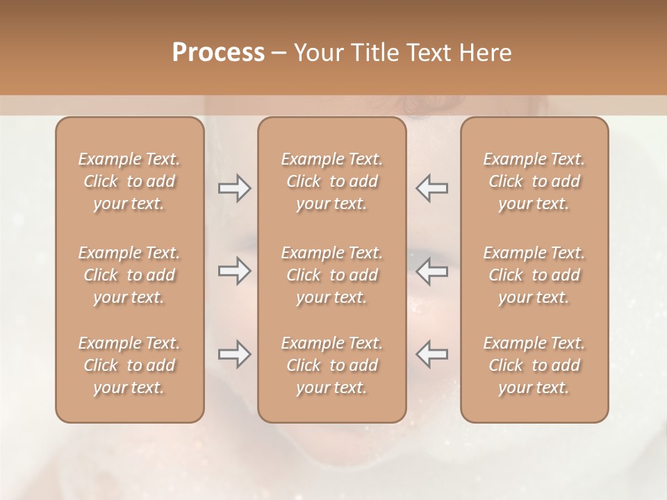 Child Suds Froth PowerPoint Template