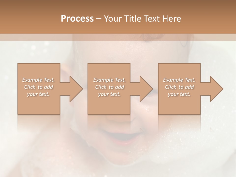 Child Suds Froth PowerPoint Template