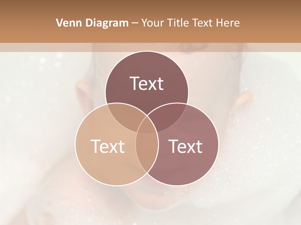 Child Suds Froth PowerPoint Template