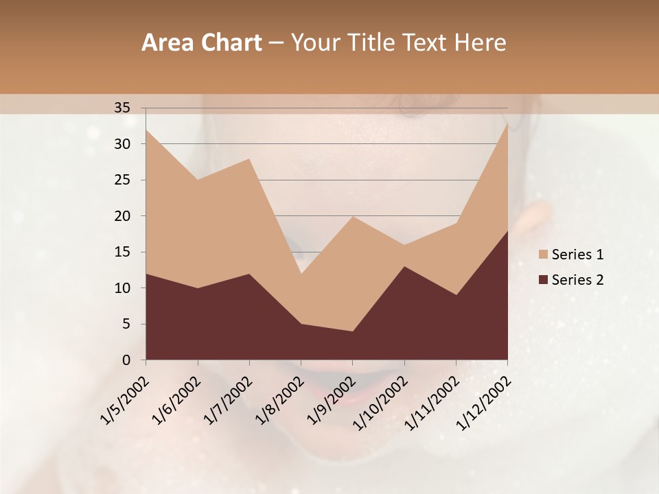 Child Suds Froth PowerPoint Template