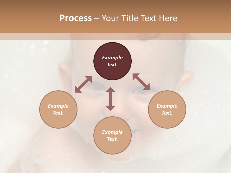 Child Suds Froth PowerPoint Template