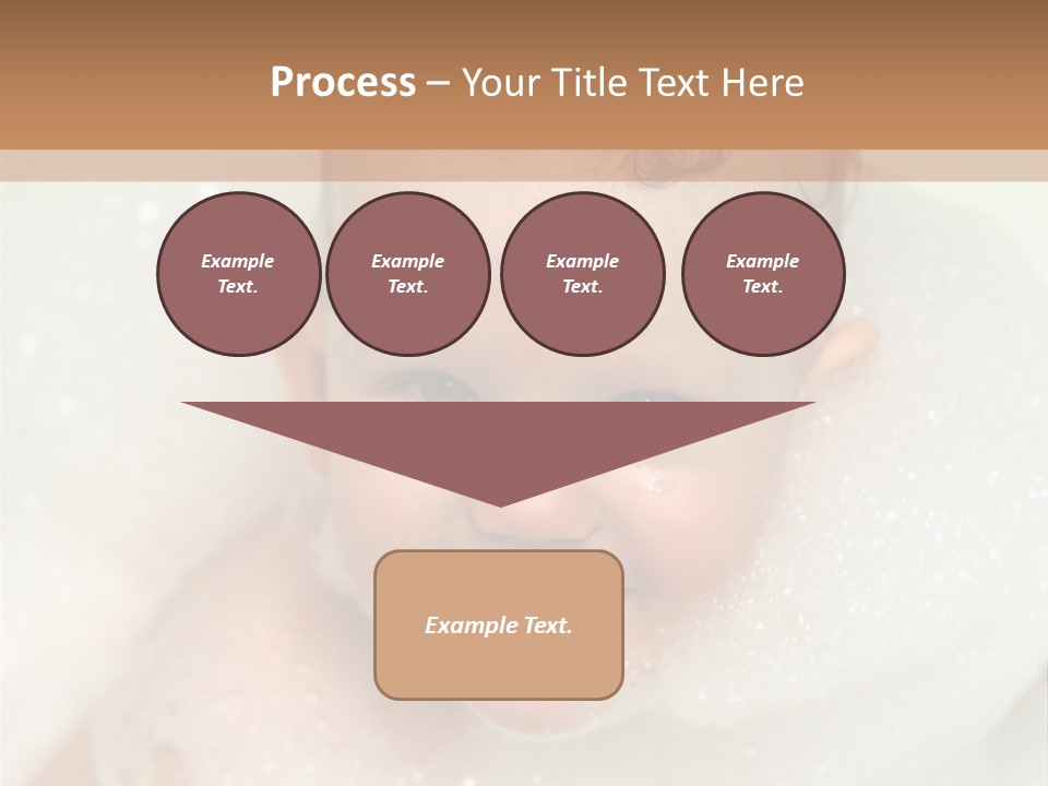 Child Suds Froth PowerPoint Template