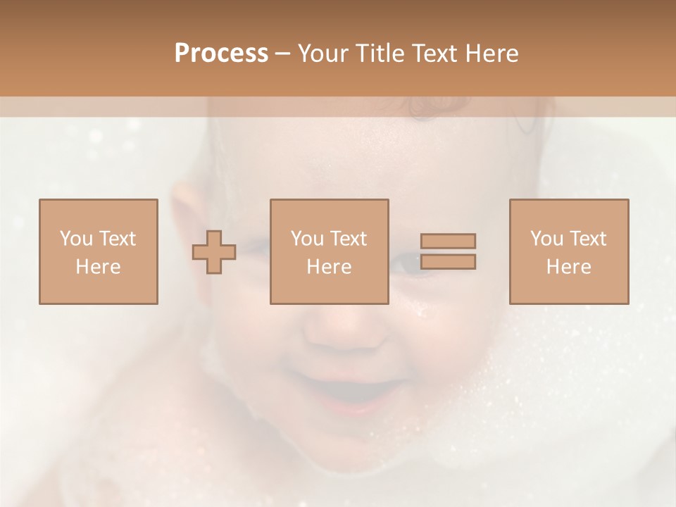 Child Suds Froth PowerPoint Template