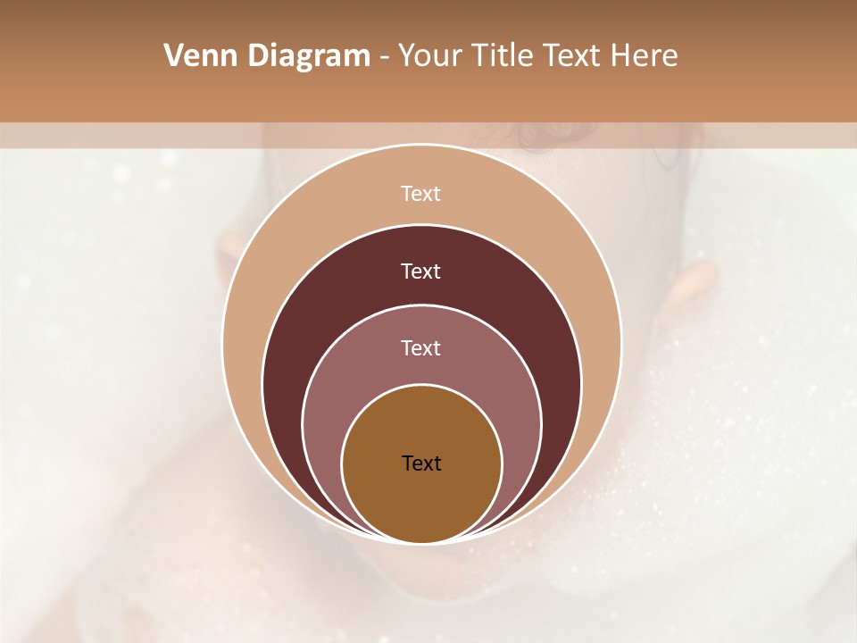 Child Suds Froth PowerPoint Template
